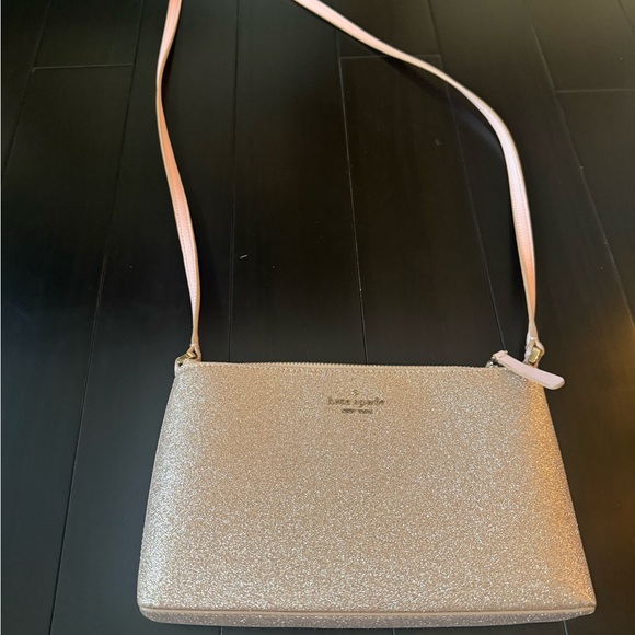 kate spade Handbags - Kate Spade Joeley Sparkling Crossbody Bag - Light Pink/Rose gold.
